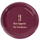Personalized Plastic Fork and Knife Plates Image 1 of 5